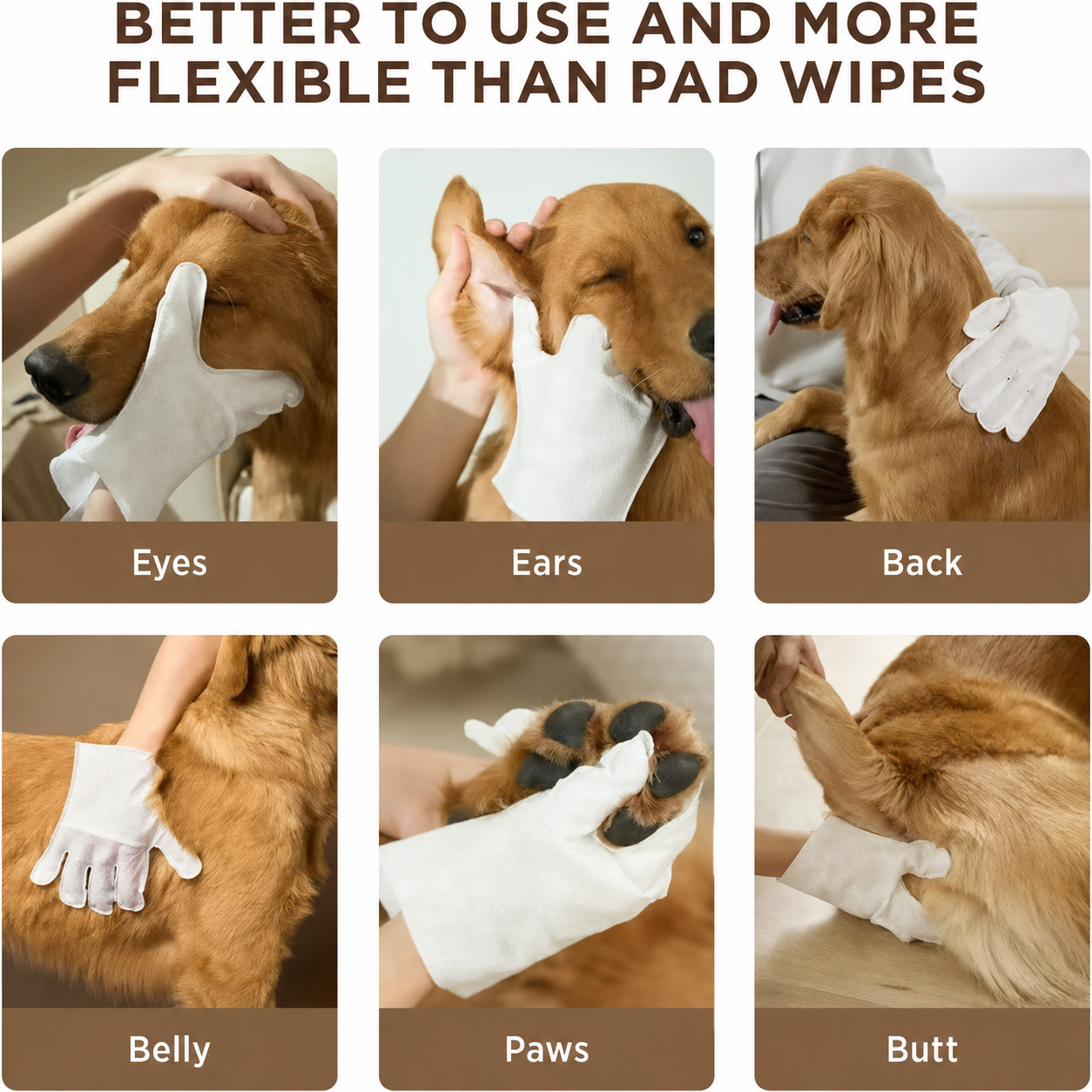 WIPEPAW® Pet Glove Wipes