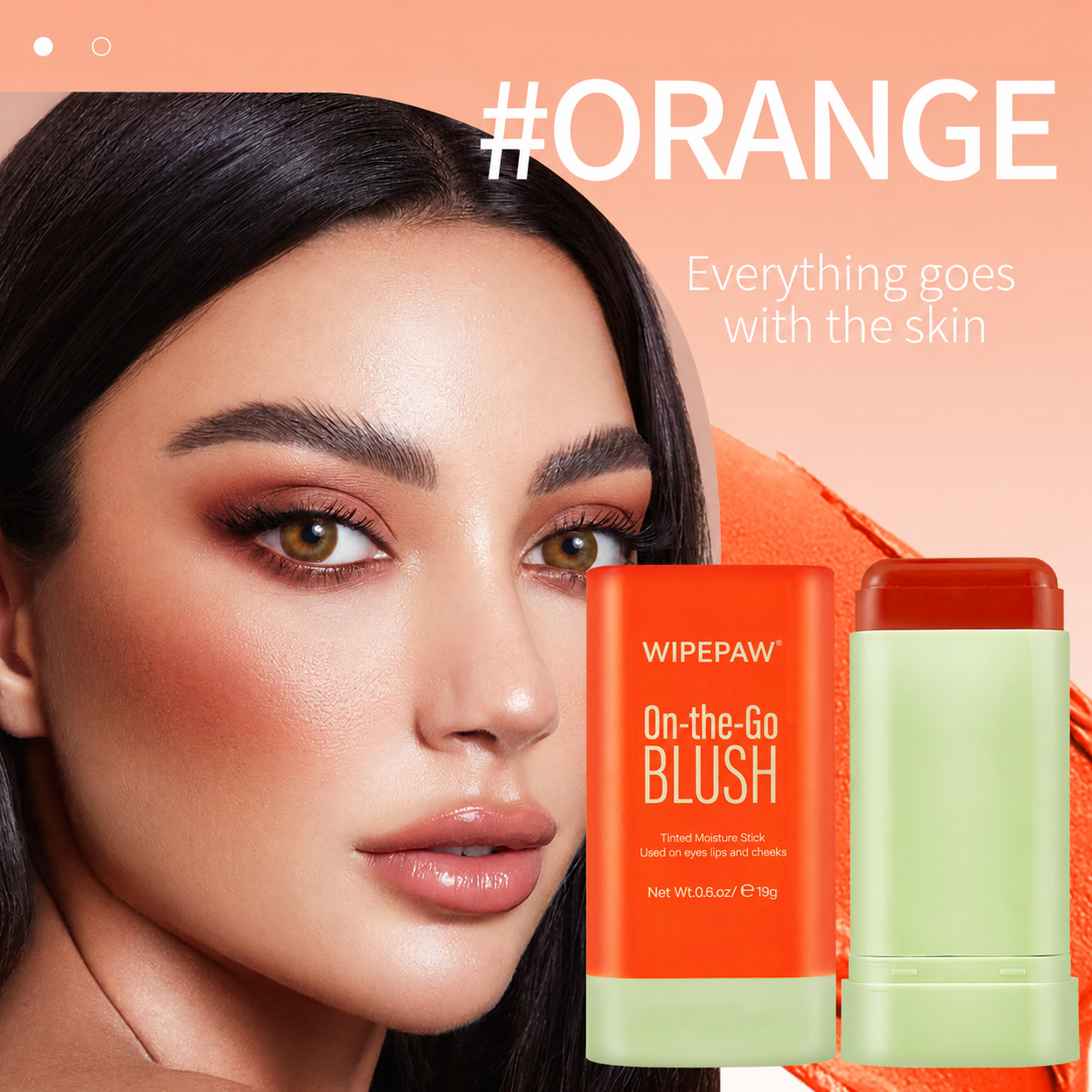 WIPEPAW® On-the-Go BLUSH Tinted Moisture Stick