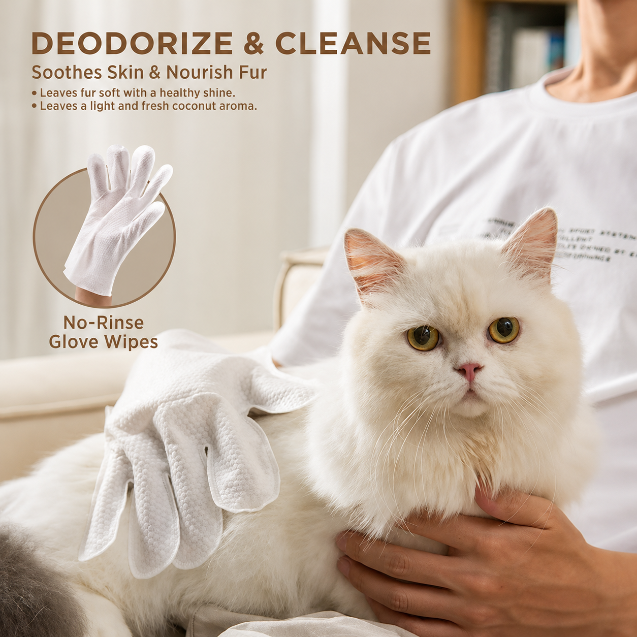 WIPEPAW® Pet Glove Wipes